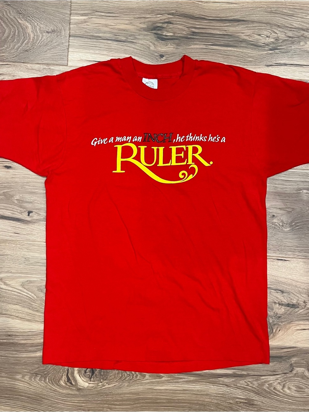 Vintage Virginia Slims Ruler Large Red T Shirt